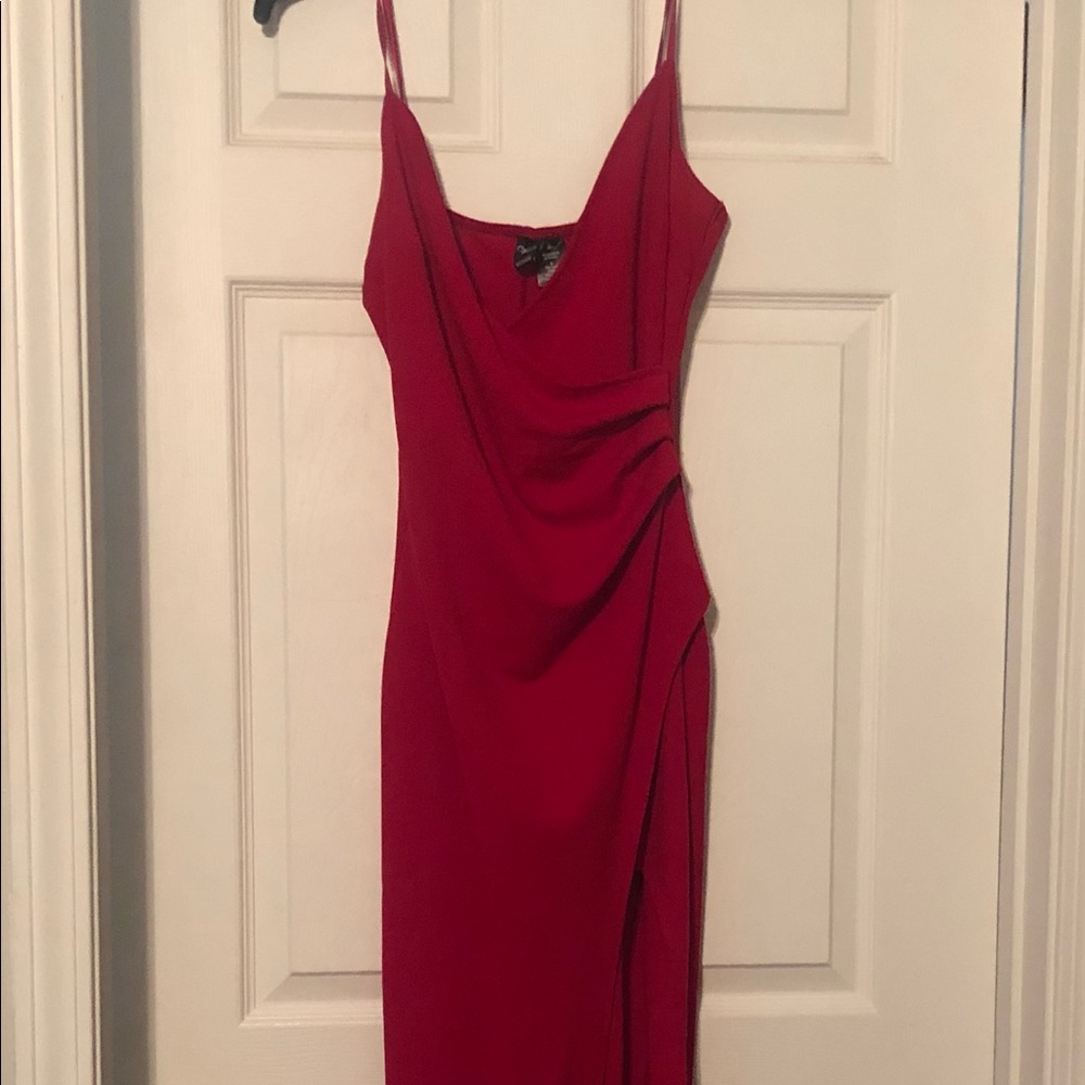 Red semi formal